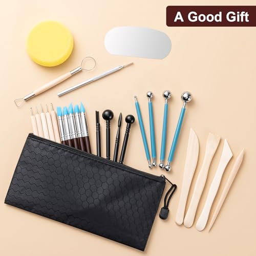 27 Pcs Polymer Clay Sculpting Tools Kit for Adults