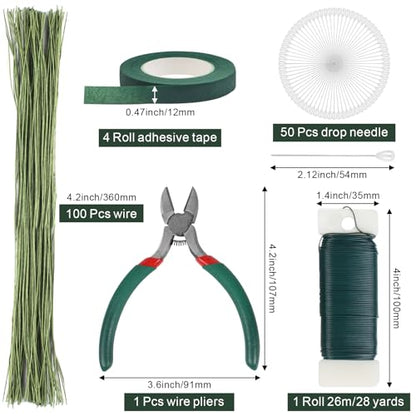 Floral Tape and Wire Arrangement Tools Kit (269 Count)