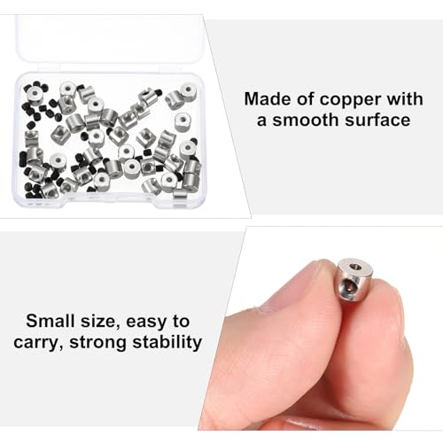 40 Pcs Metal Locking Pin Backs