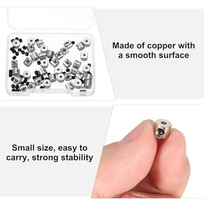 40 Pcs Metal Locking Pin Backs