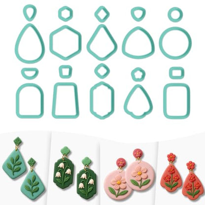 10 Sets Geometric Clay Cutters (20 Count)