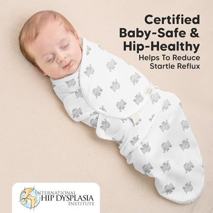 Newborn Swaddles with Zippers (3 Count)