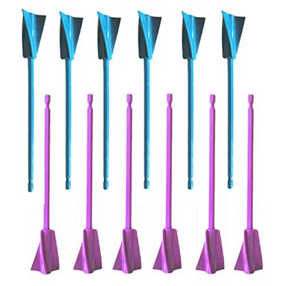 Resin Mixer Paddles 12PCS Epoxy Drill Attachment Paint Stirrer (12 Count)