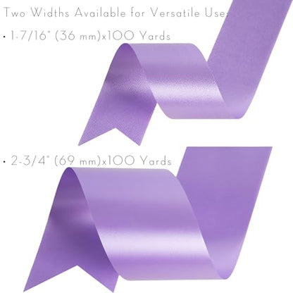2.5 Inch Lavender Polypropylene Ribbon