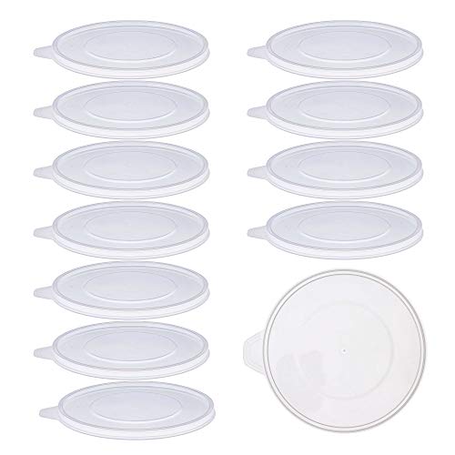 12 Pack Mixing Cup Lids for 12 Oz