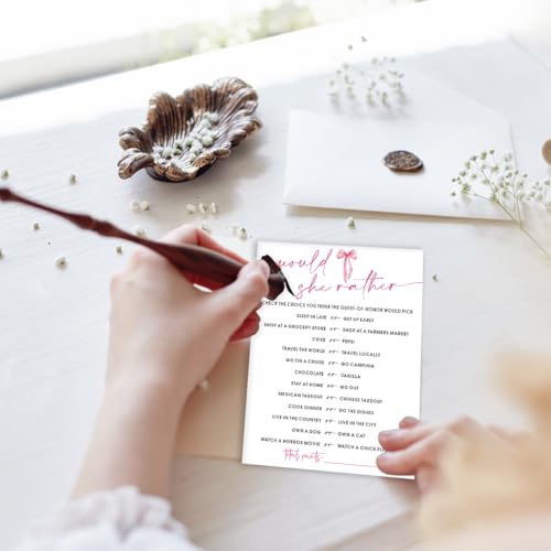 Wedding Shower Games Cards (25 Count)