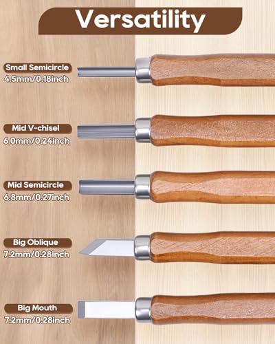 5Pk Wood Carving Tools Set (5 Count)