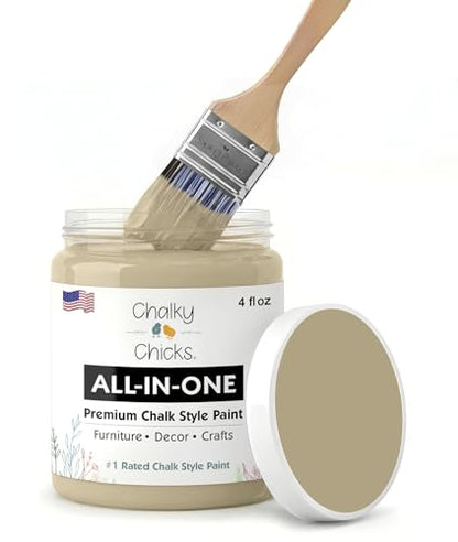 Olive Wood 4 Fl Oz Chalk Paint for Furniture All in One