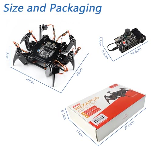 Hexapod Robot Kit with Remote