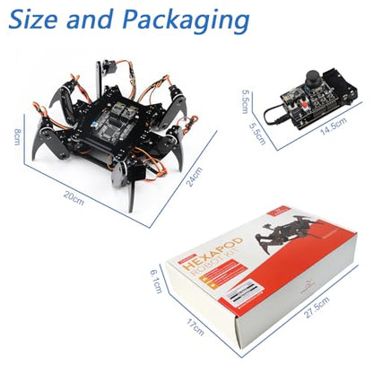 Hexapod Robot Kit with Remote