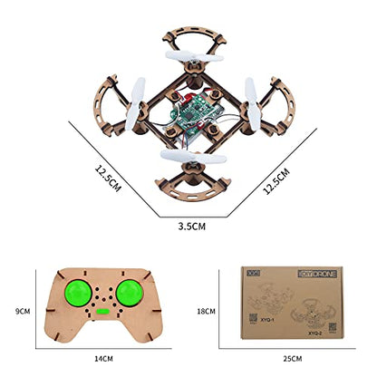Diy Mini Wooden Drone RC Quadcopter Building Kits for Kids or Beginner
