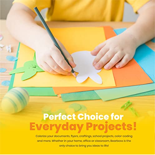 Yellow Colored Cardstock Thick Paper 50 Sheets