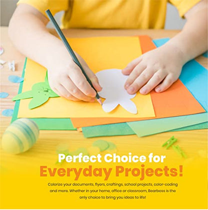 Yellow Colored Cardstock Thick Paper 50 Sheets