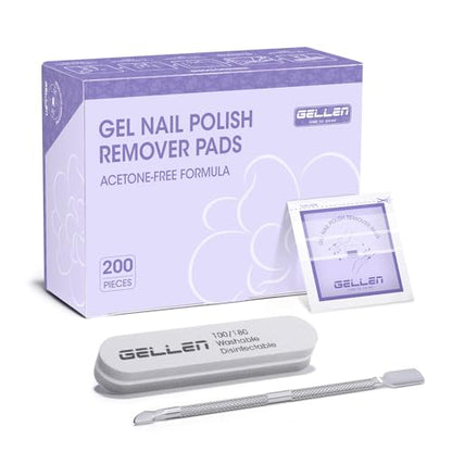 Nail Polish Remover Pads (200 Count)