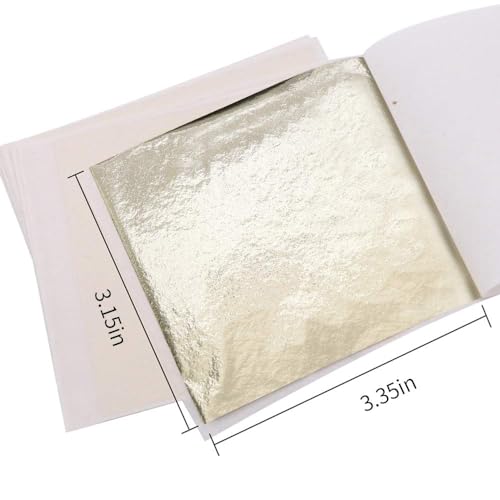 Gold Leaf Sheets 600 Pieces Multipurpose 6 Colors Gilding Paper