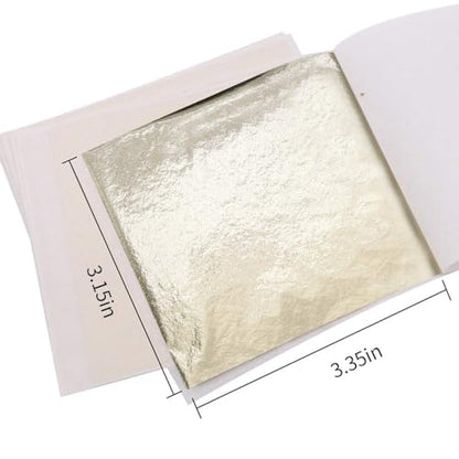 Gold Leaf Sheets 600 Pieces Multipurpose 6 Colors Gilding Paper