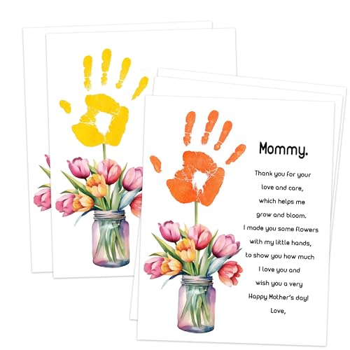 Tulips Flower Handprint Craft DIY Kit