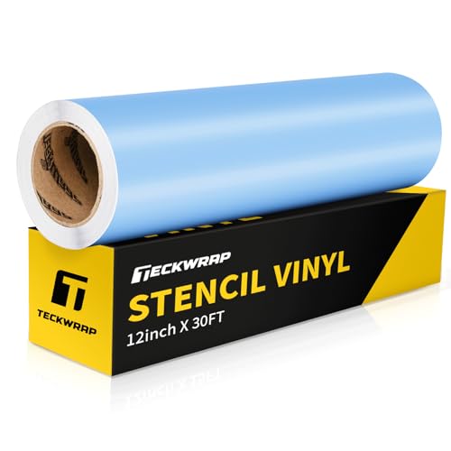 Blue Stencil Vinyl