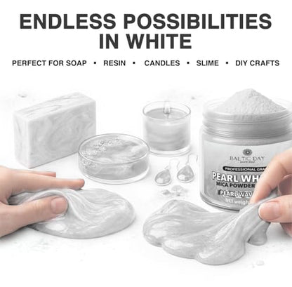 Pearl Whisper White Mica Powder 2 oz