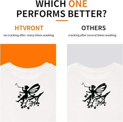 Black HTV Heat Transfer Vinyl Bundle (24 Count)