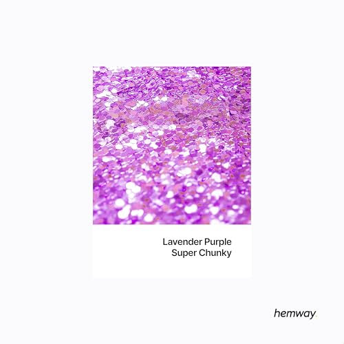 Resin Glitter Lavender Purple 100g Super Chunky (3.5 Ounce)