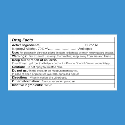 Alcohol Wipes (200 Count)