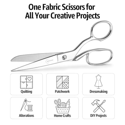 Professional Stainless Steel Fabric Scissors 8