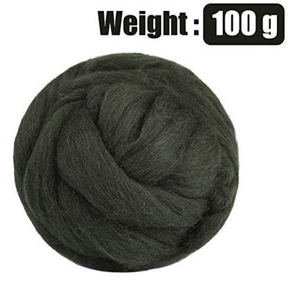 3.53oz Needle Felting Wool Roving Wool for Felting Wool Felting Supplies