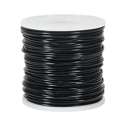 164ft 15 Gauge 1.5mm Aluminum Wire Black Bendable for Jewelry