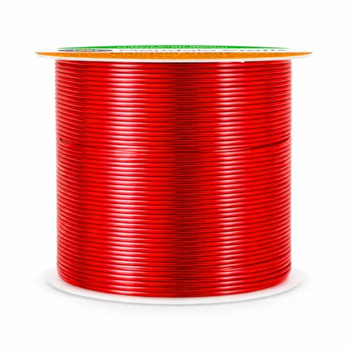 22 Gauge Red Anodized Aluminum Craft Wire