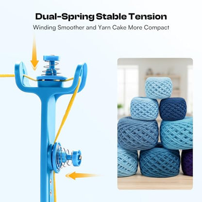 A1 Pro Cordless Electric Yarn Winder for Effortless Yarn Organization