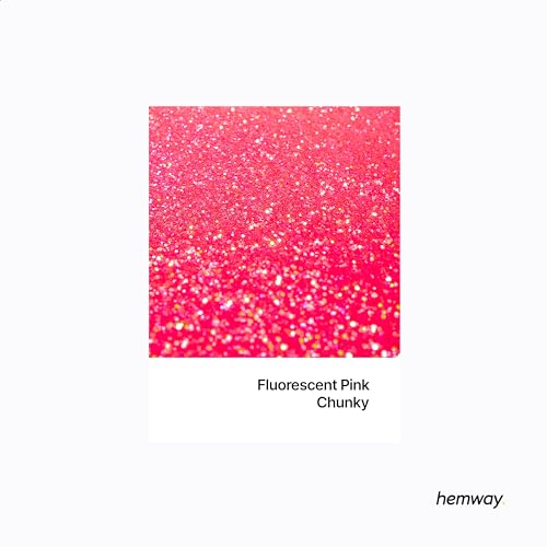Resin Glitter Fluorescent Pink 100g Chunky (3.5274 Ounce)
