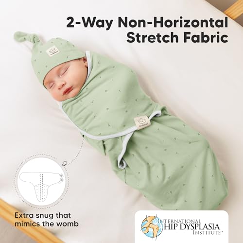 3pk Organic Swaddles for Newborns Girls (3 Count)