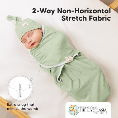3pk Organic Swaddles for Newborns Girls (3 Count)