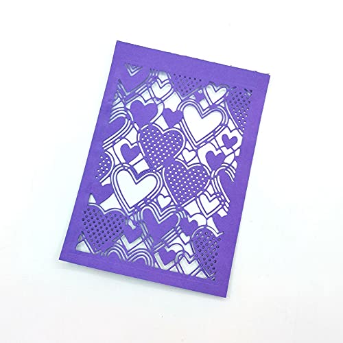 Love Heart Background Frame Cutting Dies