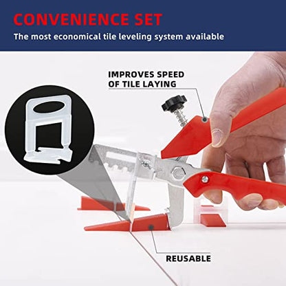 Tile Leveling System with Tile Plier (1201 Count)