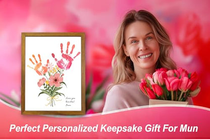 Flower Bouquet Handprint Art Craft DIY Kit