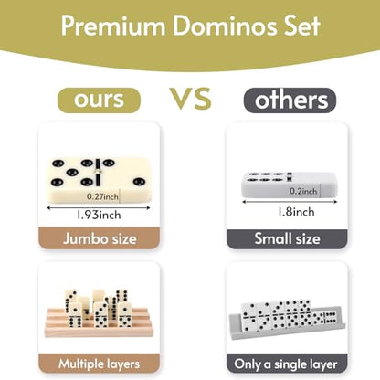 Double 6 Dominoes Set (28 Count)