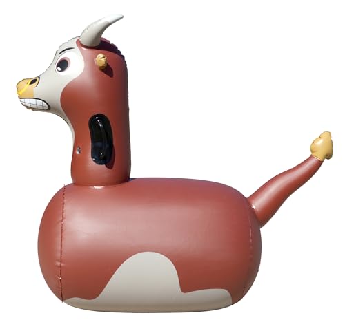 Hop N Go Inflatable Bull Riding Bouncy Hopping Toys for Kids Ages 5+
