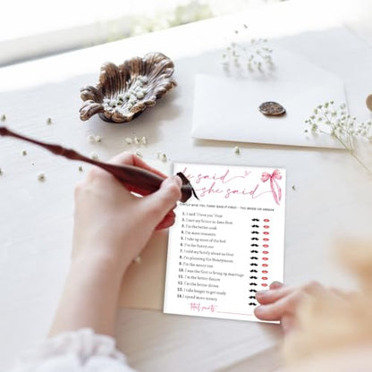 Wedding Shower Games Cards (26 Count)