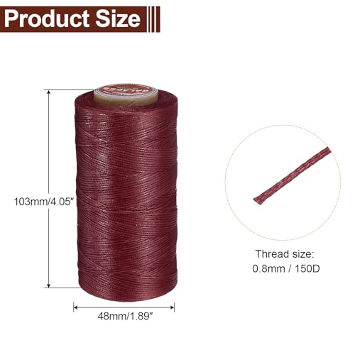 Flat Leather Sewing Waxed Thread (885 Foot)