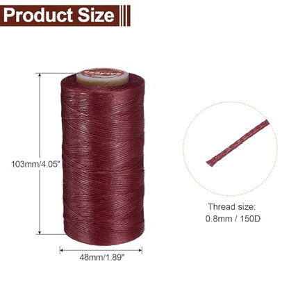 Flat Leather Sewing Waxed Thread (885 Foot)
