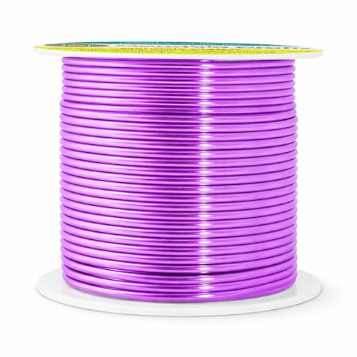 14 Gauge Violet Anodized Aluminum Craft Wire
