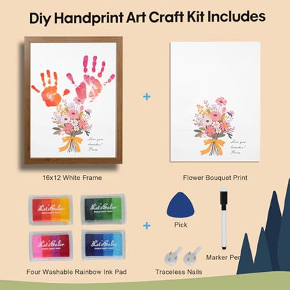 Flower Bouquet Handprint Kit