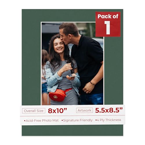 8x10 Mat Bevel Cut for 5.5x8.5 Photos