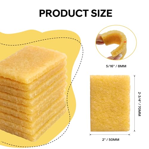 8pcs Natural Rubber Erasers Glue and Residue Eraser (8 Count)