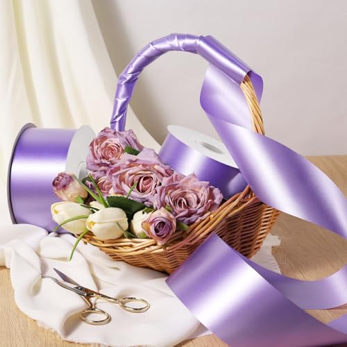 1.5 Inch Lavender Polypropylene Ribbon