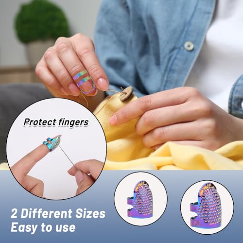 8 Pcs Sewing Thimbles