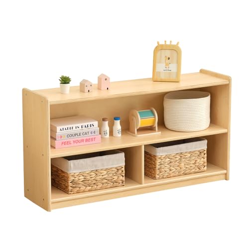2 Shelf Montessori Shelf Toy Organizers and Storage for Kids