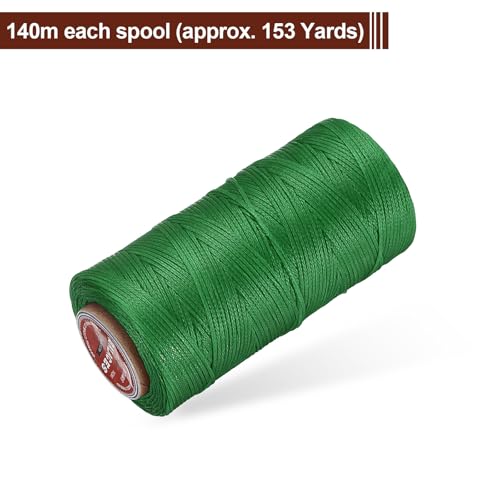 Flat Leather Sewing Waxed Thread